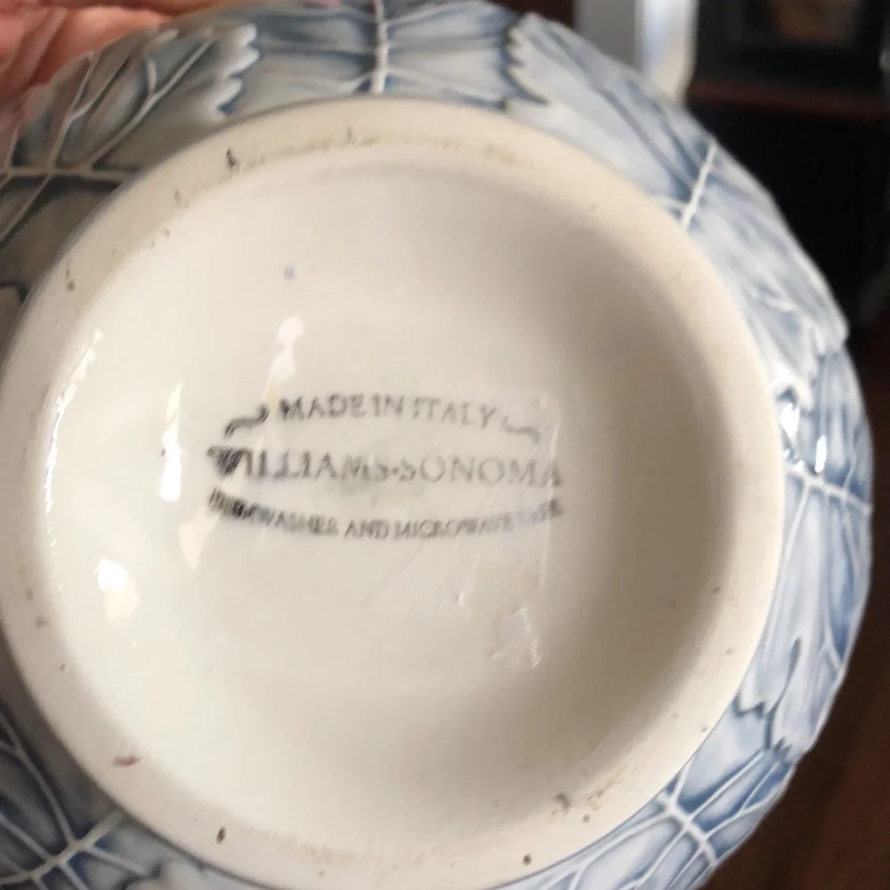 Williams Sonoma ceramic bowl